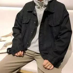 [골드스마일]루즈핏 남성 데님 자켓 빅사이즈 남성 오버핏 자켓 데일리 가을