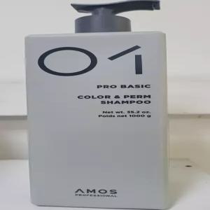 [아모스]  컬러앤펌 솔루션 샴푸 1000ml