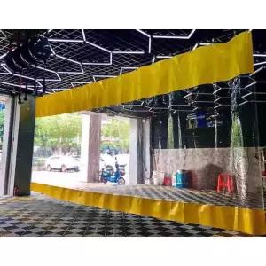 투명방수포 세차장 커튼 자동차 칸막이 타포린 천막