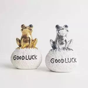 굿럭 KDP899E0 금은개구리 2p세트 장식소품 미니어처