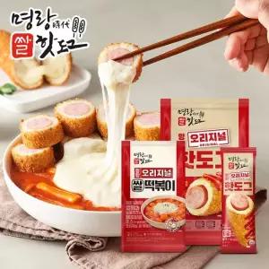 명랑핫도그 오리지널 쌀 떡볶이 1팩 + 오리지널 핫도그 1팩