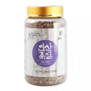 9회 인산자죽염 (고체 500g) 소금 선물용 고급 조미료 부모님 요리 조리