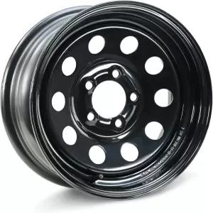 LIBRA 15 x 5 트레일러 휠 러그 온 5인치 볼트 패턴 블랙 모드 -17027