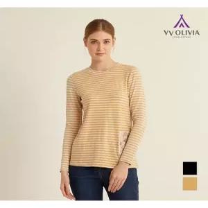 [올리비아로렌][비밀특가] 스트라이프 기본티셔츠___VVCALXS2261