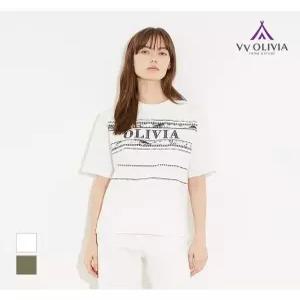 [올리비아로렌][비밀특가] 스팽글 자수 티셔츠_VVCAS3M5476