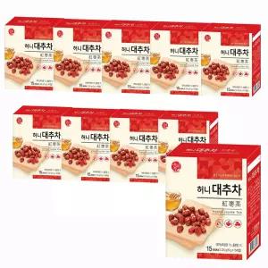 송원 우리차 허니 대추차 건강차 15TX10개 (총150T)