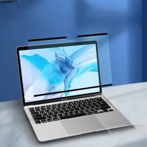 Macbook Air 13 A2337 A2681 M1 M2  Pro 14 15 16 11 무광택 필름 눈부심 방지 용 안티 블루 라이트 마그네