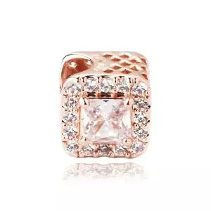 판도라 786206CZ 스퀘어 스파클 헤일로 참