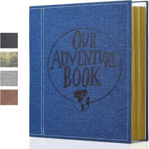 대형 어드벤처북 사진 앨범 마그네틱 13인치 x11.5인치 DIY 기념일용 핸드메이드 가족 추억에서 영감을