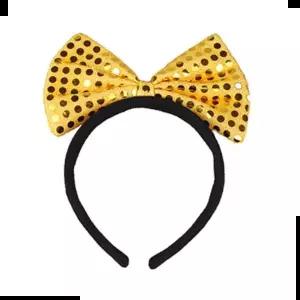 스팡클 리본머리띠(옐로우)-소