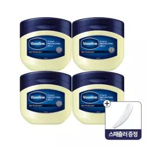 바세린 퓨어스킨젤리 100ml 4개 + 스패츌러 증