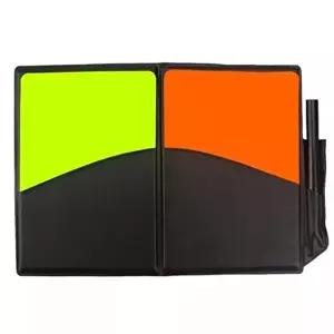 [셀러허브 스포츠레저]축구 심판용 레드 옐로카드 심판수첩 4개