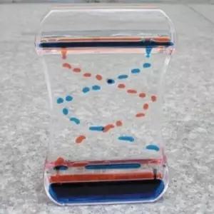 밀도의 차이실험 오일 모래시계