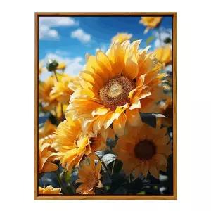 아크릴 보석십자수 해바라기 그림액자 대형 만들기 비즈자수 구슬십자수