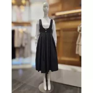 [보리보리/플라스틱아일랜드]MARIO플라스틱아일랜드 단추장식플레어원피스 PP4WO064