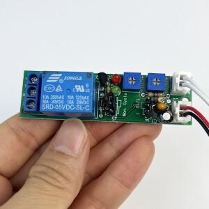 1개 DC 5V 12V 24V 1초-24시간 조절 가능한 지연 시간 타이머 릴레이 제어 사이클 켜기/끄기 스위치 지붕랙