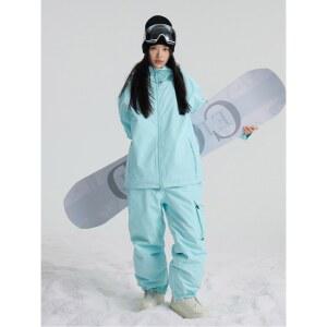 스키복 세트 남성 더블 재킷 일상 싱글 스노우 슈트 그리고 여성용 보드