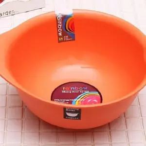 우유백 믹싱볼 샐러드볼 야채볼 팝콘볼 레인보우 주방식기 2.4L