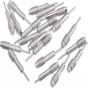 UXCELL 20개 시계 밴드 핀 펀치 도구 - 0.8mm 다이아 메탈 링크 리무버 M3x0.5 스레드