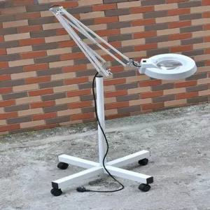 피부 확대경 피부과용 전용 돋보기 램프 이동식 집게형