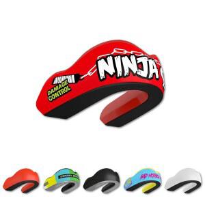 피해 통제 익스트림 임팩트 마우스 가드 복싱, MMA, BJJ, 하키, 럭비, 라크로스 등을 위한 스포츠 마우스가드 치아 및 턱 보호, 청소년 성인을 마우스피스 (닌자 슈*t)