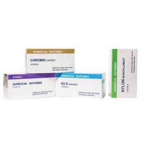 일회용 나일론 실크 봉합 의료 학생 실습 키트, 4/0 3/0 2/0 0 1, 폴리프로필렌 수술 75cm