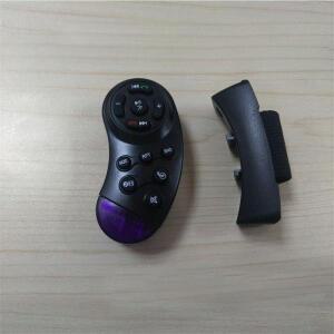 차량용 범용 휴대용 블랙 스티어링 휠, IR 원격 제어 자동차 플레이어, DVD 전자 기기