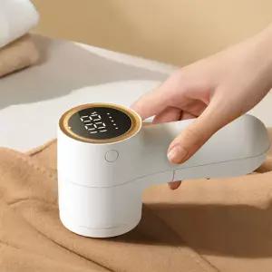 무선 6중날 충전식 보풀제거기 5단계 파워조절 디스플레이 C타입 보풀제거기