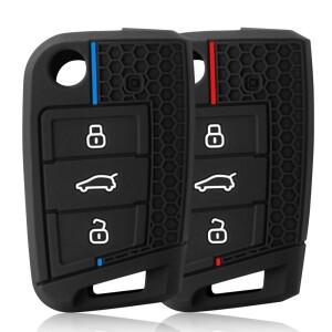 폭스바겐 골프 7 MK7 스코다 시트 2014 FOB 헐 옥타비아 콤비 레온 이비자 쿠프라용 3버튼 플립 키 실리콘