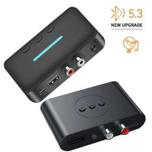 Bluetooth 5.3 Audio Receiver 3.5mm AUX RCA USB U-Disk Stereo Music Wireless Adapter For PC TV Car Ki