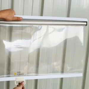 쇼케이스 롤스크린 가림막 냉장고 가림막냉장고 폭60cm 화이트 구멍 미세먼지차단 맞춤