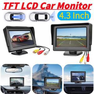 TFT LCD 자동차 스테이션방향 모니터, 양방향 AV 입력, LED 디지털 컬러, 주차 백업 쉬운 설치, 4.3 인치