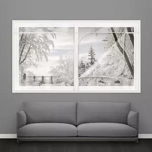 창문300x165cm비닐 PVC외풍막 한겨울 부착식차단막 창문300x165cm 투명 정리