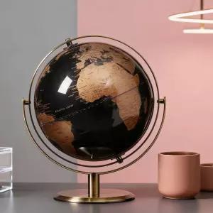 책상 지구본 20cm 학습용 투명 조명 무드등 자기
