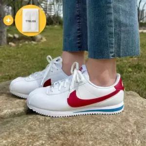 나이키 코르테즈 화이트 레드 NCWR 스니커즈 여성 운동화 러닝화 패션 데일리