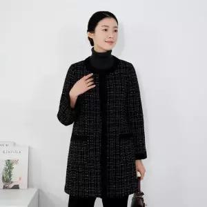 엄마옷 2온스누빔 라운드 트위드하프자켓 1GHJ25007 중년여성 마담 60 70대  빅사이즈 할머니