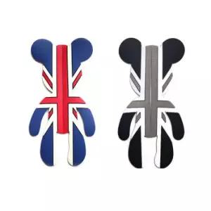 [로니] 유니언잭 곰돌이 도어가드 차량도어가드 문콕방지