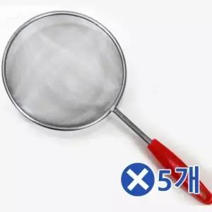 스테인리스 면 건지기 채망 국수 멸치 바구니 채반