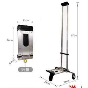 미니 초경량 쇼핑 수화물 배낭 자외선 장보기 바퀴달린 휴대용 A 로프 4륜