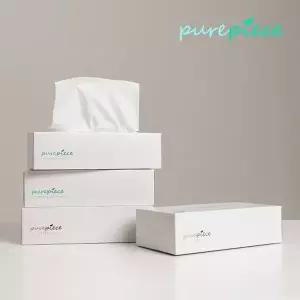 퓨어피스 먼지없는 천연펄프 각티슈 240매 20개입 미용티슈 비염티슈 갑티슈