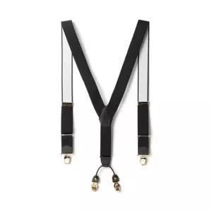 KING 남자서스펜더 블랙 솔리드 서스펜더 (WFKIK3C)