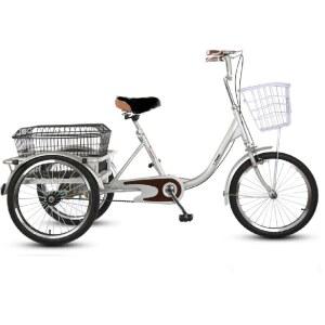 성인 세발 자전거 네발 성인용 세발자전거 리어카 사용화물 가족 출퇴근 여성자전거 기어