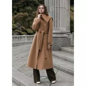 잇미샤 머플러 핸드메이드 캐시미어 블렌디드 코트 ITPCHHC840 871758