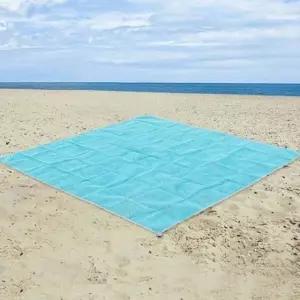 고품질 휴대용 모래 샌드 매트 캠핑 돗자리 피크닉 바닥 200x200 (WFKG2N6)