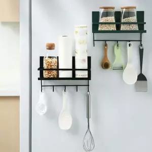 주방 QOM202R7 양념통 키친타올 조리도구 국자 벽 걸이 선반