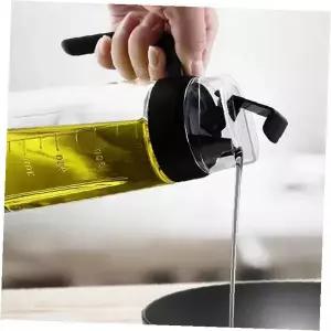 주방용 자동개폐 오일병 올리브오일 식용유 조리유 보관용기 디스펜서 푸쉬타입 원터치 누름식 액체조미료
