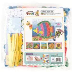 플레이콘 모자이크 (열대어) 5인용-1세트