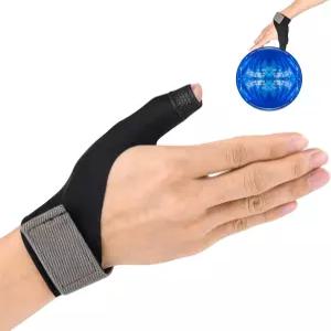 코스모스 볼링 엄지 그립 슬리브 탄성 가드 보호 지지 장갑 액세서리 스포츠 운동용