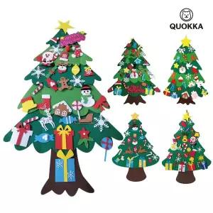 크리스마스 XZN102E7 만들기 DIY 펠트 트리 조명 인테리어 선물 가랜더 장식 소품 벽트리 데코