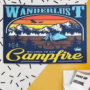 아메리칸캠핑천포스터 MQV742E5 빈티지한 캔버스페인팅 대